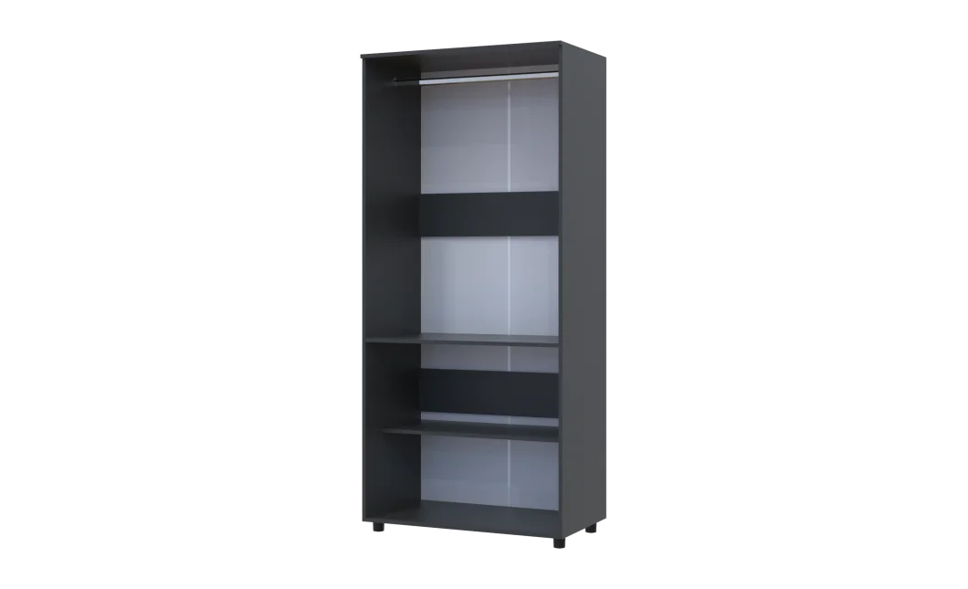 Skříň na oblečení Doros Thorn Antracit 2 DTD tyč 90х51.6х200 (44900443)
