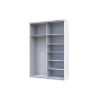 Skříň s posuvnými dveřmi Doros G-Caiser Bílá 2 DTD / 3 části 160x60x240 (42002104)