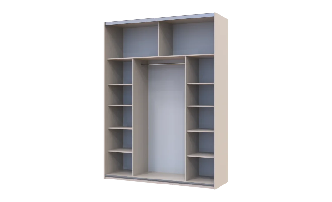 Šatní skříň s posuvnými dveřmi Doros G-Caiser Kašmír 2 DTD / 3 části 180x60x240 (42005320)