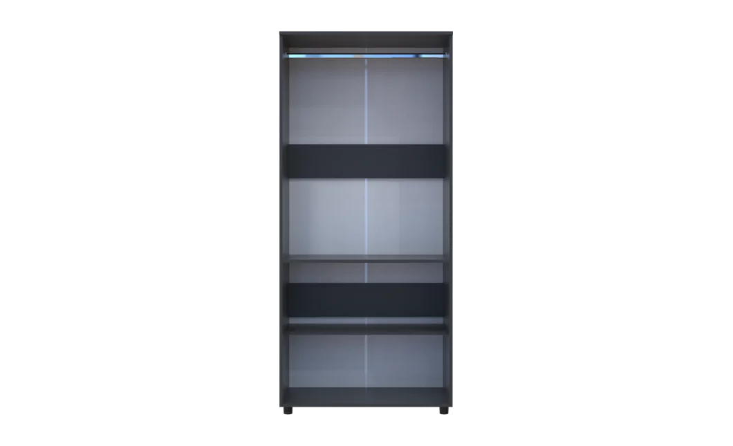 Skříň na oblečení Doros Thorn Antracit 2 DTD tyč 90х51.6х200 (44900443)