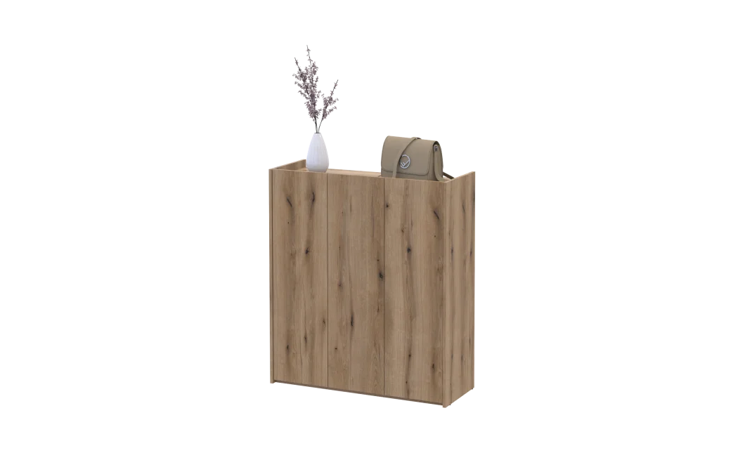 Botník Doros Kassel Dub Evok 3 dveře 97×40×110 (41516210)