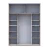 Šatní skříň s posuvnými dveřmi Doros G-Caiser Kašmír 2 DTD / 3 části 180x60x240 (42005320)