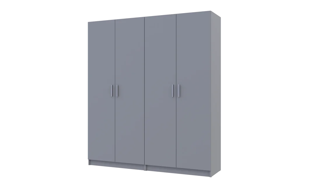 Sada Promo Šedá 2+2 dveře 180x48x204 (80737766)