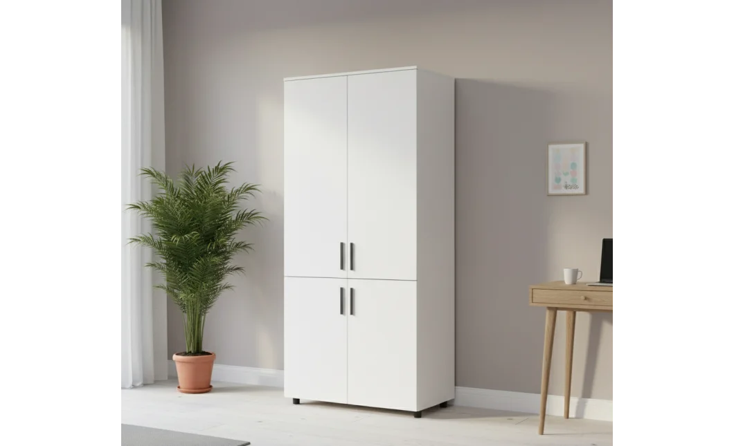 Skříň na oblečení Doros Thorn Bílá 2 DTD tyč 90х51.6х200 (44900435)