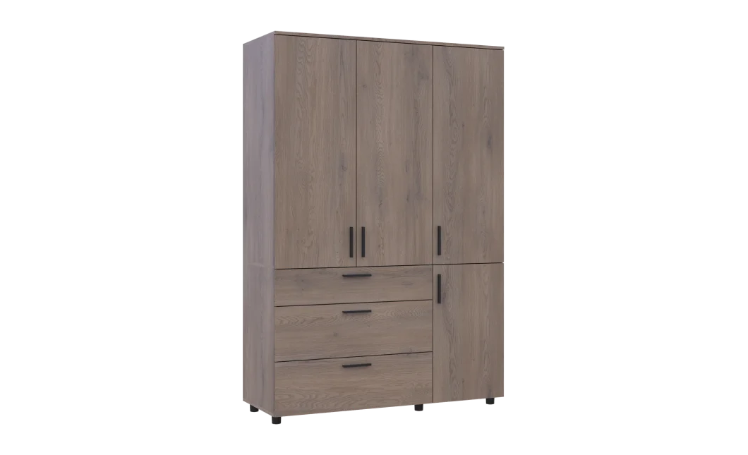 Skříň na oblečení Doros Thorn Cremona Cannolo 3 DTD/3Š police 135х51.6х200 (44900478)