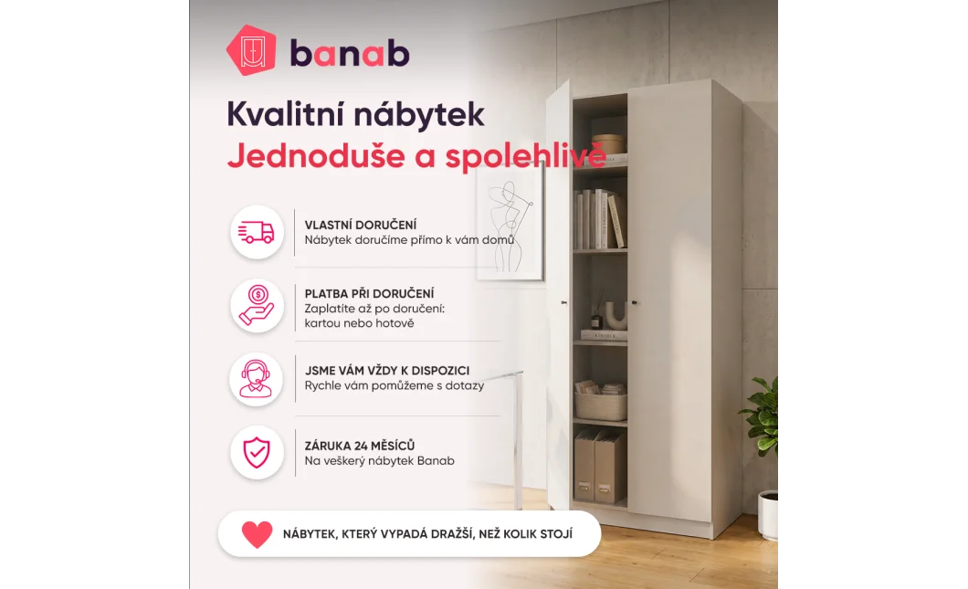 Sada Promo Antracit 3+3 dveře 270x48x204 (42005336)