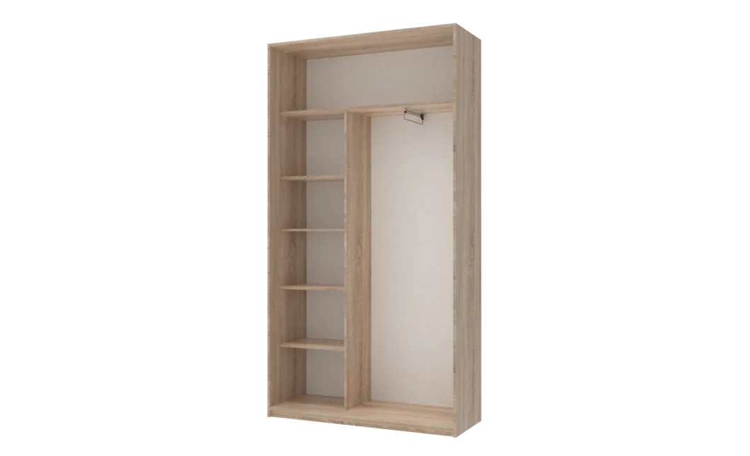 Šatní skříň Doros City Light Dub Sonoma 2 DTD 120×45×225 (42002011)