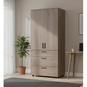Skříň na oblečení Doros Thorn Cremona Cannolo 2 DTD/3Š tyč 90х51.6х200 (44900429)
