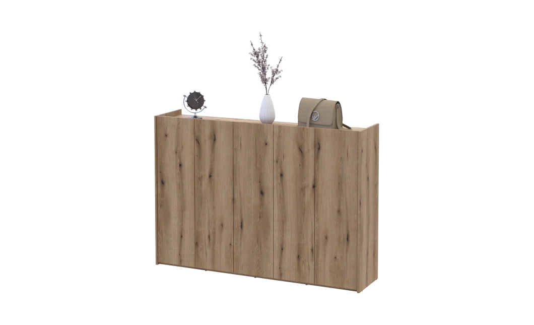 Botník Doros Kassel Dub Evok 5 dveří 159×40×110 (41516218)