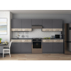 Kuchyně Lea Doros 3 m Grafit/Klondike DTD 300×60×250 (81000012)