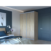 Šatní skříň Doros City Light Dub Sonoma 2 DTD 150×45×225 (42002013)