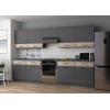 Kuchyně Lea Doros 3 m Grafit/Klondike DTD 300×60×250 (81000012)