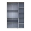 Skříň na oblečení Doros Thorn Borovice Natti/Šedá 3 DTD tyč 135х51.6х200 (44900511)