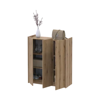 Botník Doros Kassel Dub Evok 3 dveře 97×40×110 (41516210)