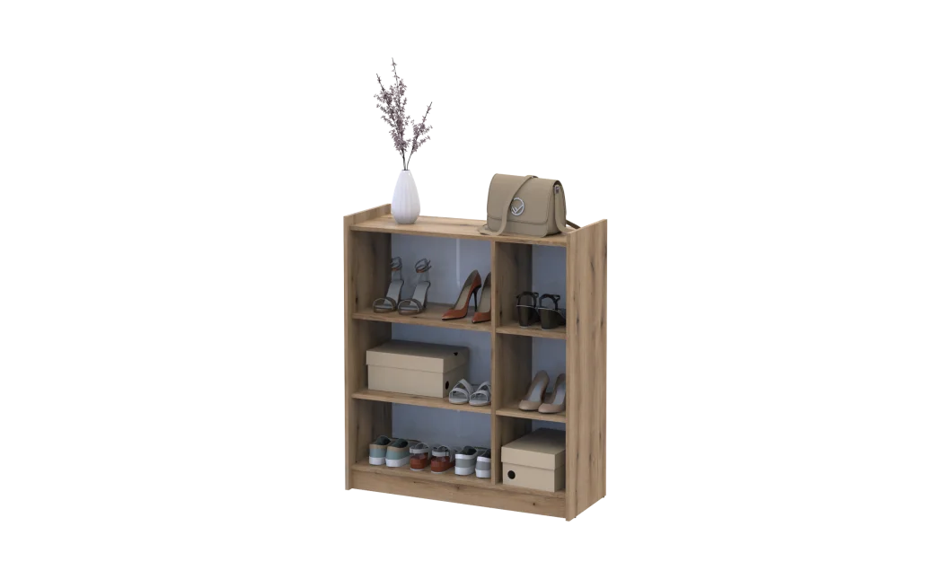 Botník Doros Kassel Dub Evok 3 dveře 97×40×110 (41516210)