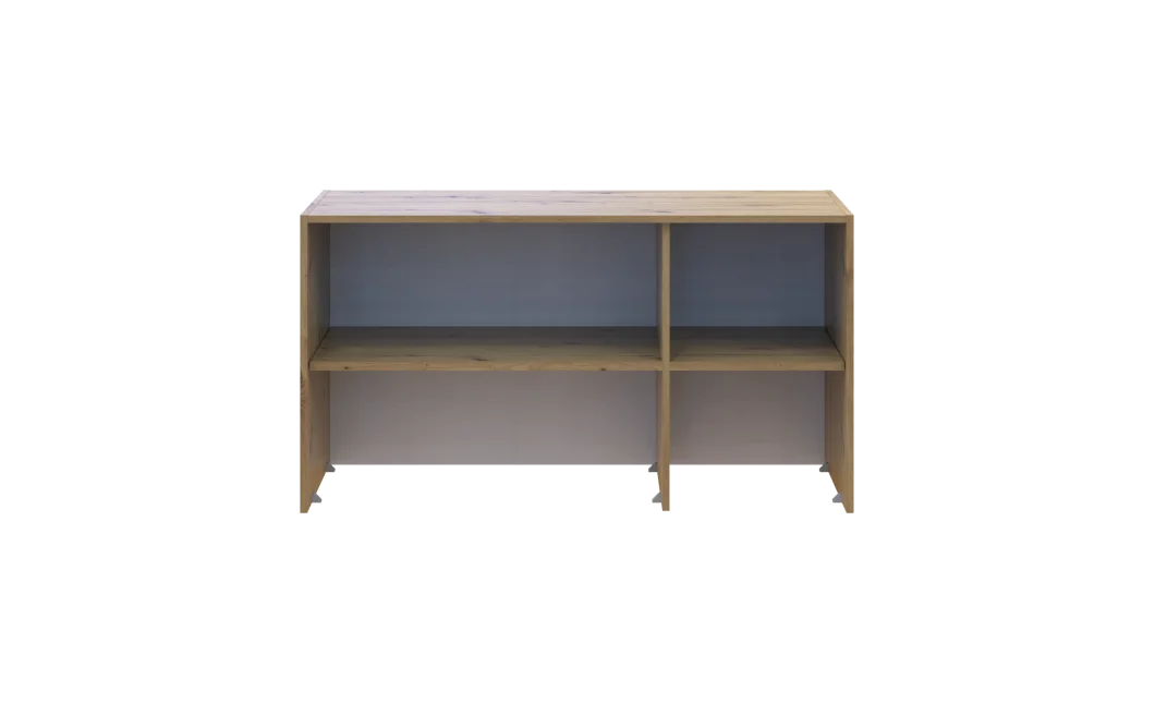 Vysoký nástavec Doros Rondi Dub Artisan / Kašmír 3 dveře 121×52×65 (41516183)