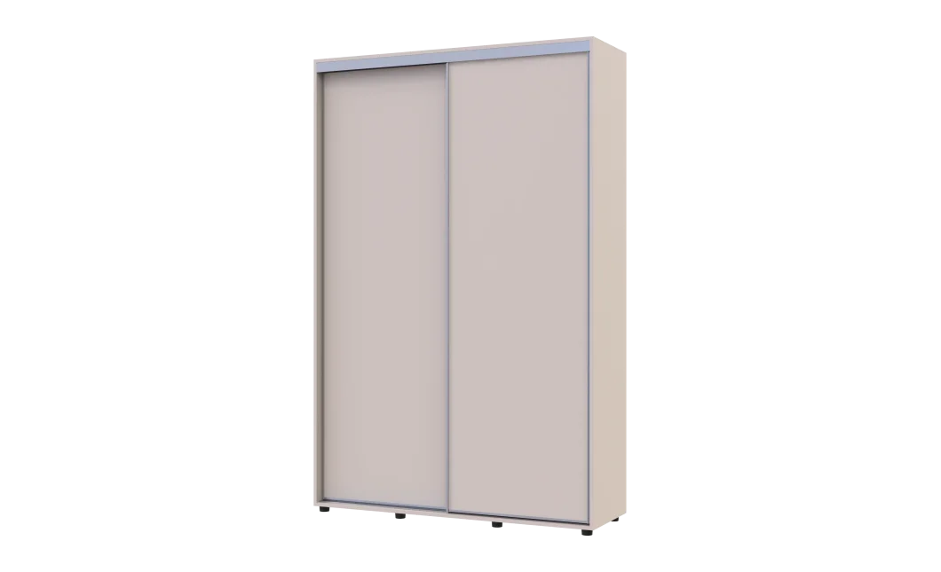 Šatní skříň s posuvnými dveřmi Doros Sigma Slim Kašmír 2 dveře 140x45x214.4 (42005448)