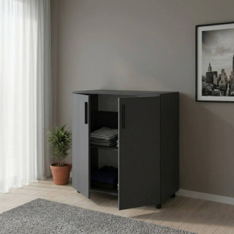 Komoda Doros Thorn Antracit 2 DTD 90×51,6×80 (41510149)