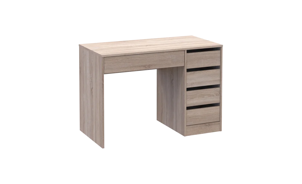 Psací stůl Doros Ergo pravý Dub Sonoma/Dub Sonoma DTD 110x55x75 (41516110)
