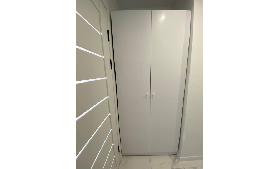 Skříň na oblečení Doros Promo Bílá 2 dveře 90×48×204 (80737070)