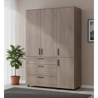Skříň na oblečení Doros Thorn Cremona Cannolo 3 DTD/3Š police 135х51.6х200 (44900478)