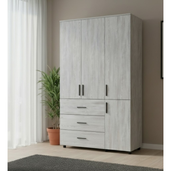 Skříň na oblečení Doros Thorn Borovice Natti 3 DTD/3Š police 135х51.6х200 (44900482)