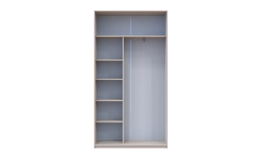 Šatní skříň s posuvnými dveřmi Doros City Light Kašmír 2 dveře 120×45×225 (80736332)